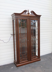 Harden Chippendale Tall Large Display China Cabinet 6606