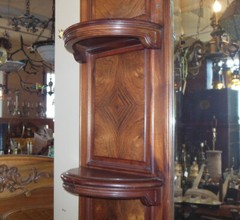 RARE MAJORELLE French CONSOLE Art Nouveau Hall Cabinet Mirror LA VIGNE Chateau