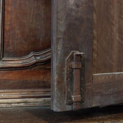 Antique Cupboard Walnut Poplar Italy XVIII Century