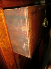 TRUE ANTIQUE AMERICAN FEDERAL SALEM INLAID MAHOGANY BREAKFRONT CIRCA 1800’s
