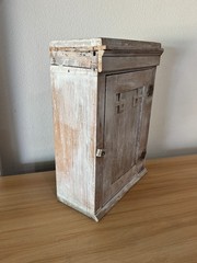 Antique Bathroom Wood Medicine Cabinet ~ Vintage Farm House Primitive