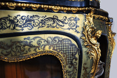 The showcas / cabinet Boulle, XIX century.