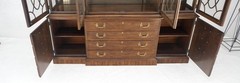 Henredon Large 78″ Wide Mahogany Breakfront MINT