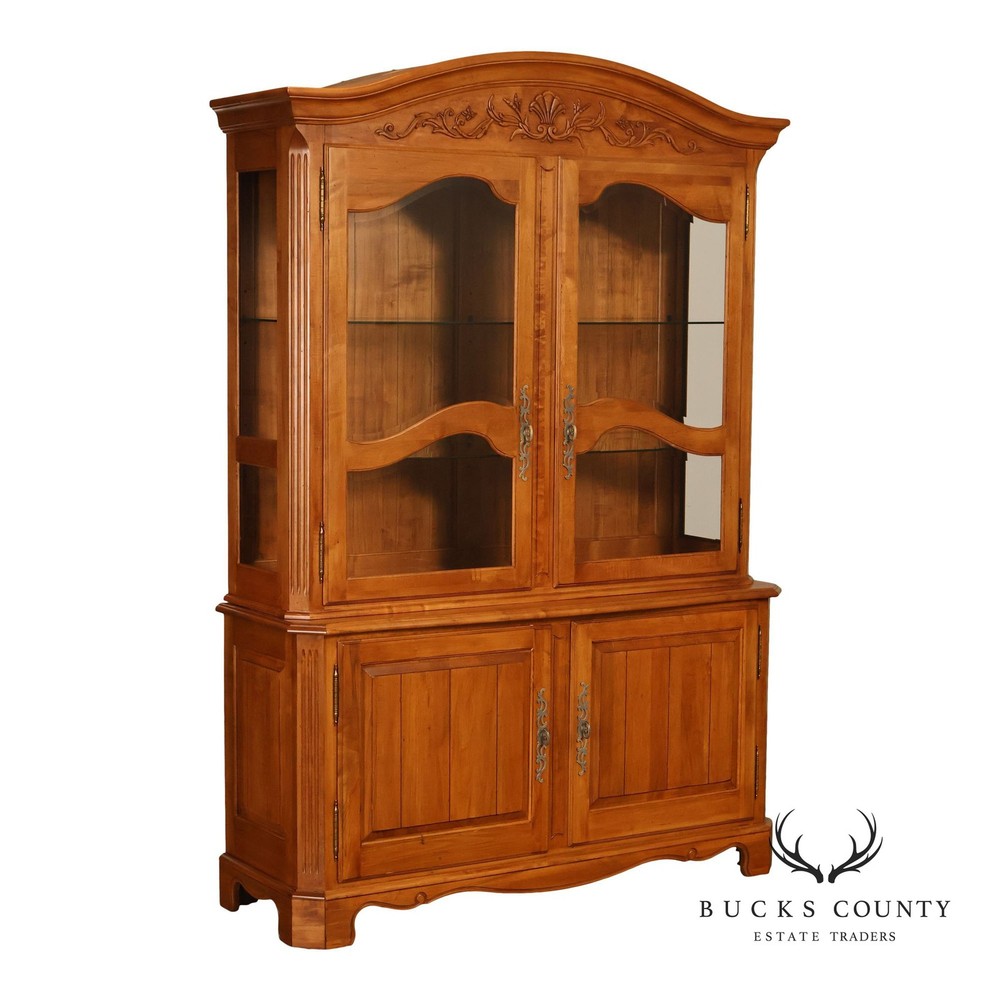 Ethan Allen ‘Legacy’ French Country Style China Cabinet