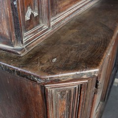 Antique Cupboard Walnut Poplar Italy XVIII Century