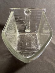 Rare Antique Vintage LRG Gerrix Glass Dry Scoop for Hoosier Cabinet ~ ORIGINAL