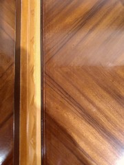 ART DECO SIDEBOARD / BAR WITH DRAWERS WALNUT MAPLE BRONZE FRANCE CIRCA 1930