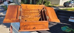 Antique Victorian Era Wooden Stationary Cabinets
