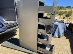 Vintage Allsteel Industrial Metal File Cabinet