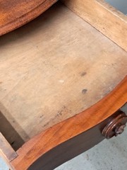 Antique Walnut Barley Twist Shaving Stand With Drawer Circa Late 1800’s