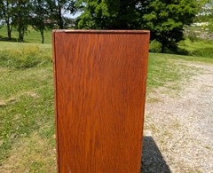 Antique Quarter Sawn Oak Front 4 Drawer File Cabinet 1930s Lot 3