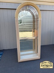 67591 Elegant Pulaski Dome Top Lighted Curio Display Cabinet