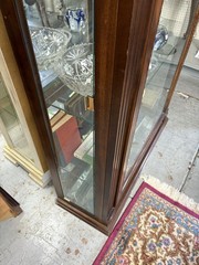 65094 Mahogany Side Loading Curio China Cabinet