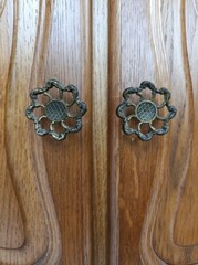 Vintage hallway Cabinet Mid Century Modern style End table Modernist Funky