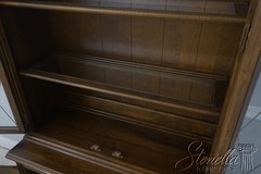 73473: ETHAN ALLEN Maple 2 Door China Cabinet