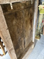 Rare Carved Antique Wood Cabinet Door