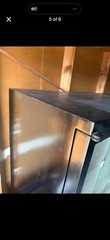 Contemporary Modern Glass Front Cabinet