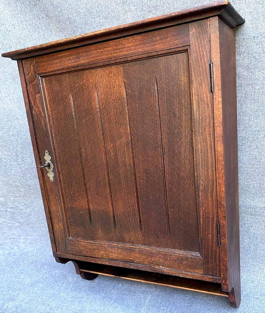 Antique french apothecary cabinet furniture early 1900’s wood