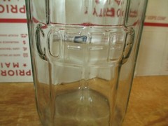 HOOSIER CABINET ORIGINAL COFFEE SPICE JAR GLASS LOT # 69