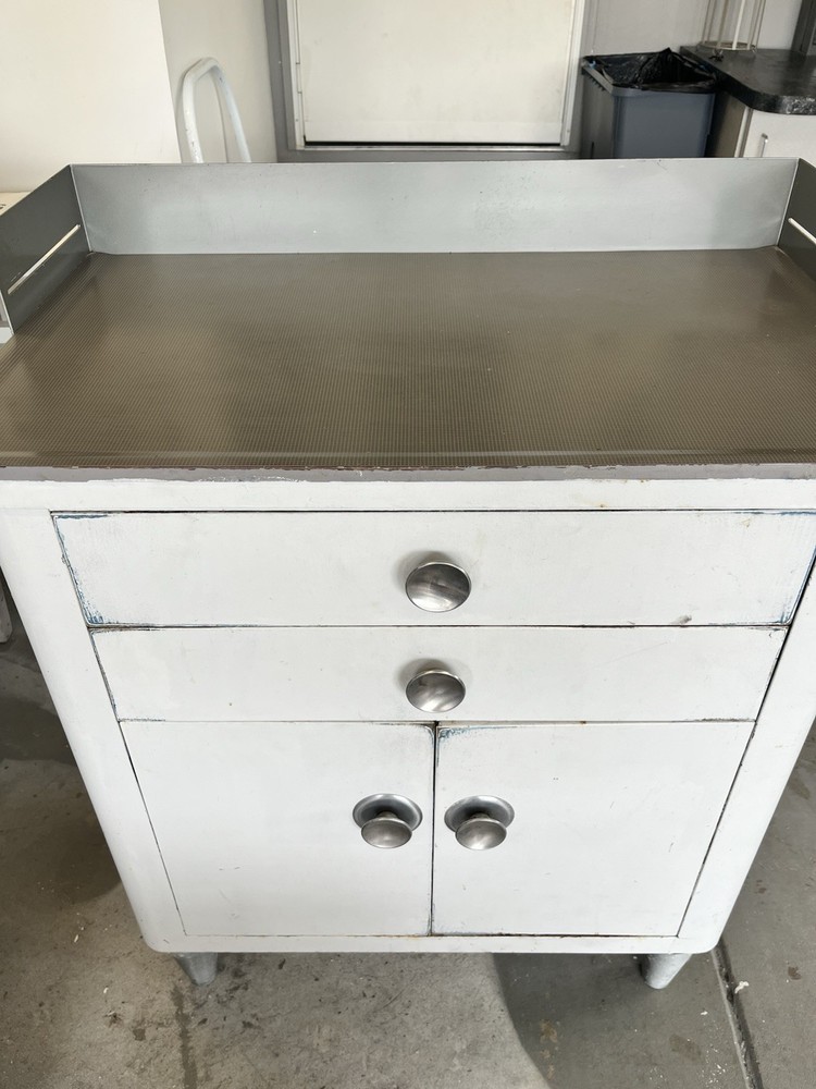 Vintage HAMILTON Medical cabinet Art Deco steel small great condition industrial