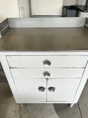 Vintage HAMILTON Medical cabinet Art Deco steel small great condition industrial