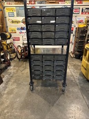 industrial Steel Cabinet 30 drawer tool box parts bin Heavy duty Mill Fresh