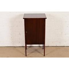 Antique Mission Arts & Crafts Mahogany Music Cabinet, Circa 1900