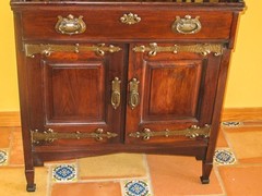 20% OFF Victorian Arts & Crafts Mahogany Smoker’s Cabinet Circa 1880