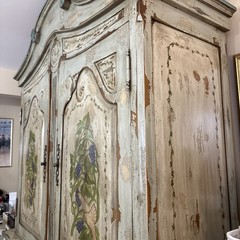 MAGNIFICENT Italian Painted Armoire!