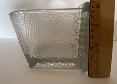 Rare Antique Vintage LRG Gerrix Glass Dry Scoop for Hoosier Cabinet ~ ORIGINAL