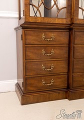 68209: HENREDON Rittenhouse Square Mahogany Breakfront China Cabinet