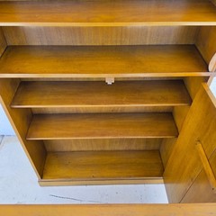 1930s Karges Country French Walnut Pullout Folding Service Bar