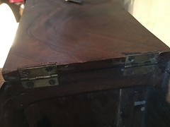 English Tambour Door Commode c1800