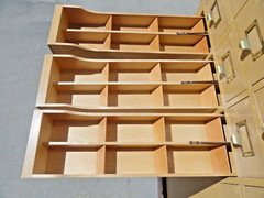Card Catalog Apothecary Cabinet Parts Storage 100 Drawer Solid Wood 60″ x 60″