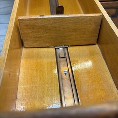 Vintage Six 6 Drawer Library Card Catalog Index File Cabinet Louisiana Purchase