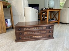 Antique Spool Cabinet Kerr & Co’s 3 Drawer Vintage