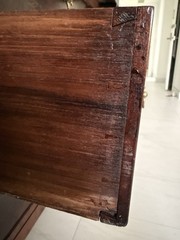 Gorgeous Antique American crotch mahogany 5 drawer dresser chest, circa 1850’s