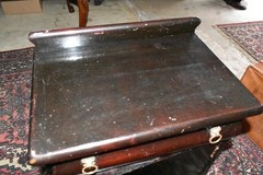 Antique Music Cabinet Phonograph Record Cabinet Wood c1920s-40s