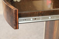 Custom-Made French Macassar Ebony Ruhlman Style Art Deco Bar or Media Cabinet