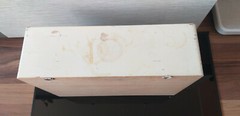 Old Vintage Wooden Handmade Medicine Apothecary Wall Cabinet from Bulgaria 60s