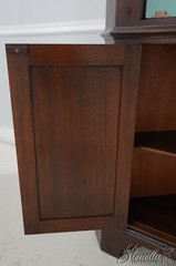 66203: HENKEL HARRIS Virginia Galleries Mahogany Corner Cabinet