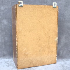 Antique french key cabinet with glass door lockable wall box US TARIFFS INCLUDED