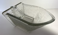 Rare Antique Vintage LRG Gerrix Glass Dry Scoop for Hoosier Cabinet ~ ORIGINAL