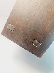 Small Wooden Freestanding Spice Rack/Cookbook Stand Hand Made Antique/Vintage