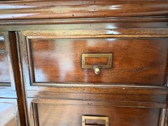 Beautiful Large Solid Wood Antique-Style File Cabinets