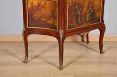Transition display case in mahogany, gilded bronze and Martin varnish, circa …