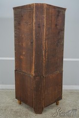 LF60896: Antique Paint Decorated 2 Piece Corner China Cabinet