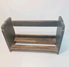 Small Wooden Freestanding Spice Rack/Cookbook Stand Hand Made Antique/Vintage