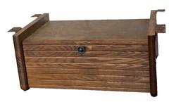 Rare Breadbox Vtg Under Cabinet Mount Space Saver Wooden MCM
