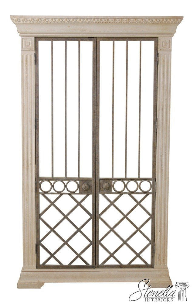 54082: DREXEL HERITAGE Neoclassical Vitrine Curio Cabinet
